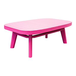 Amish Sierra Nova Patio Coffee Table in Pink