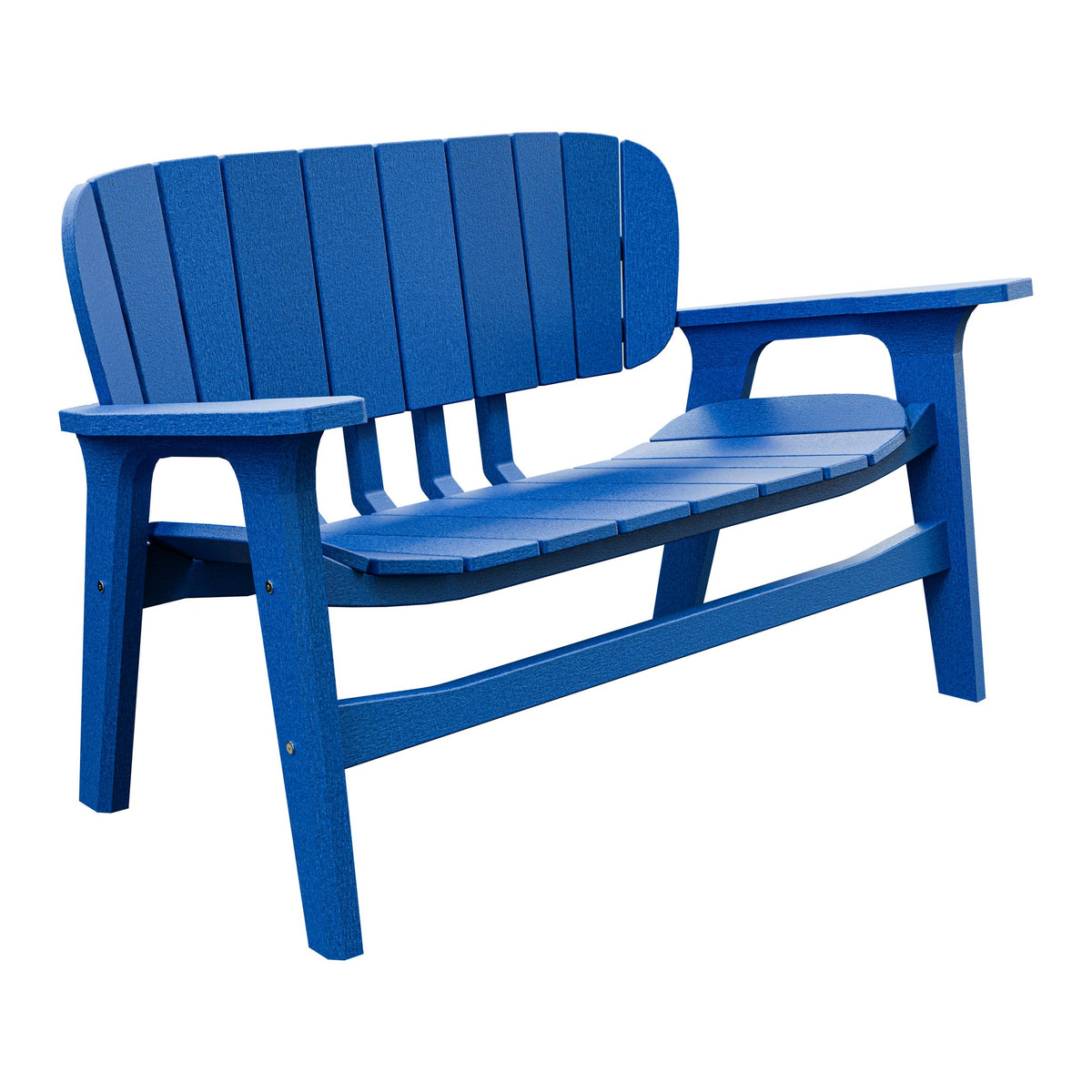 Amish Sierra Nova Poly Love Seat in Blue