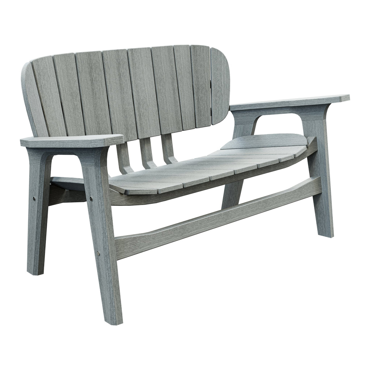 Amish Sierra Nova Poly Love Seat in Driftwood Gray