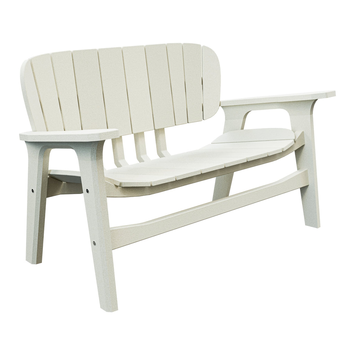 Amish Sierra Nova Poly Love Seat in Ivory