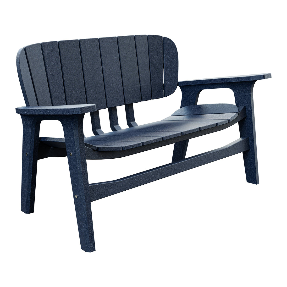 Amish Sierra Nova Poly Love Seat in Patriot Blue