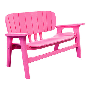 Amish Sierra Nova Poly Love Seat in Pink