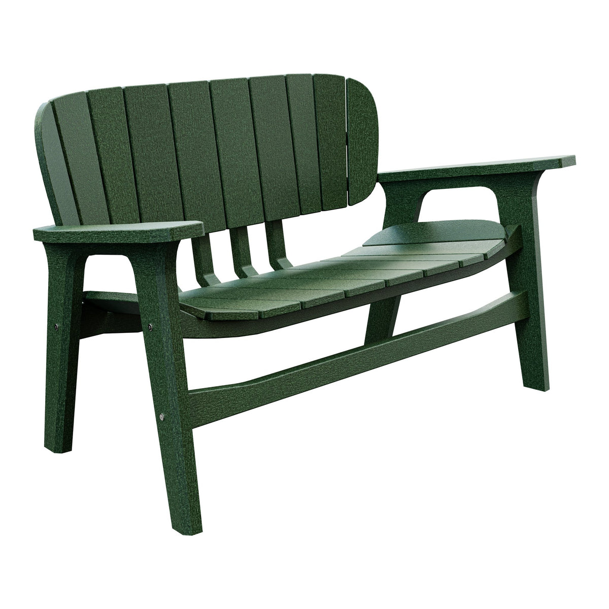 Amish Sierra Nova Poly Love Seat in Turf Green