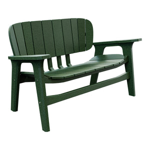 Amish Sierra Nova Poly Love Seat in Turf Green