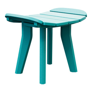 Amish Sierra Nova Patio Ottoman in Aruba Blue