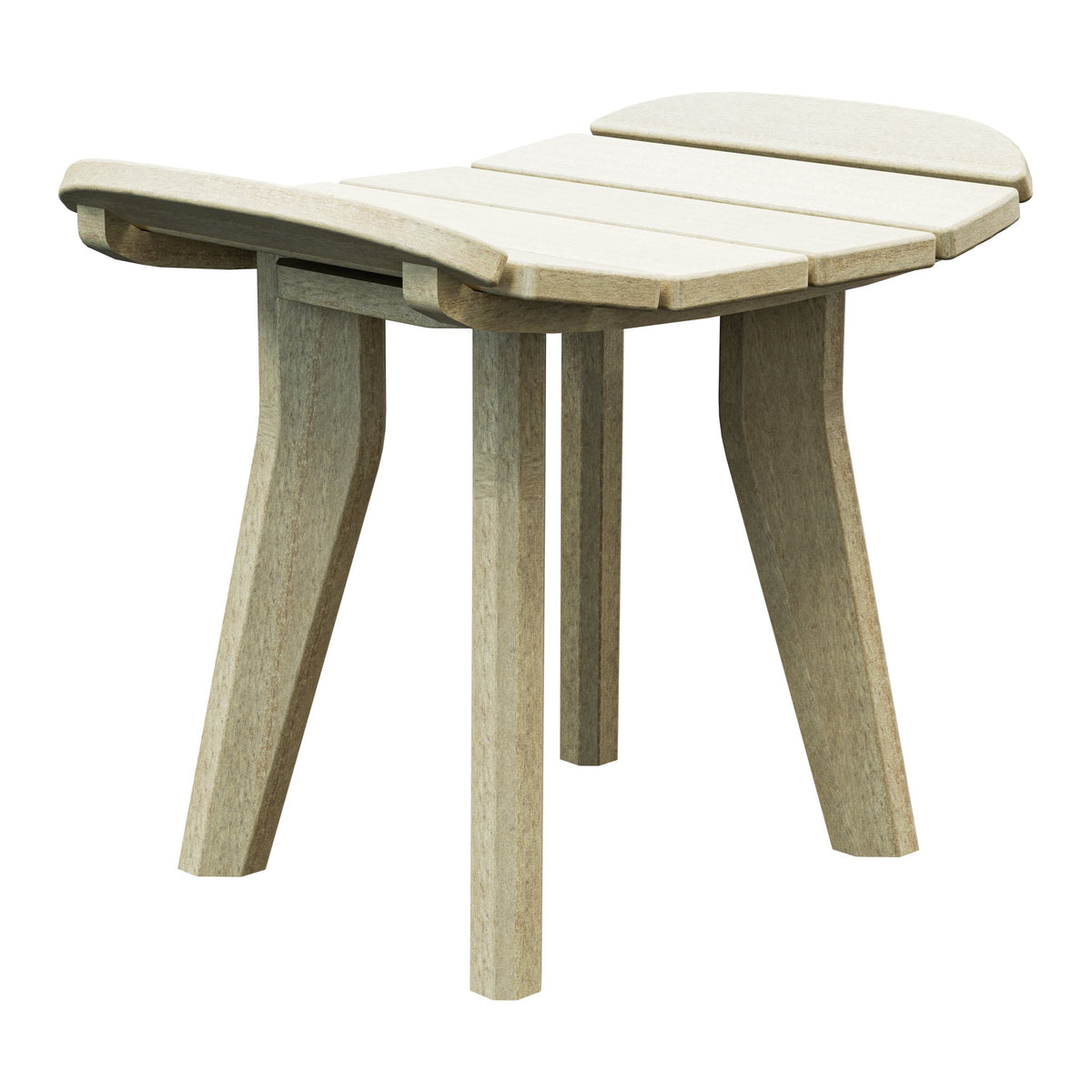 Amish Sierra Nova Patio Ottoman in Birchwood