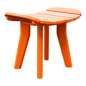 Amish Sierra Nova Patio Ottoman in Bright Orange