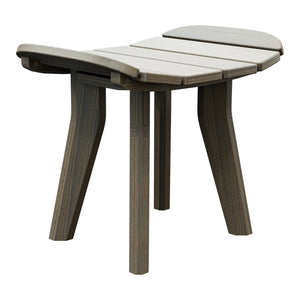 Amish Sierra Nova Patio Ottoman in Coastal Gray