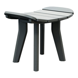 Amish Sierra Nova Patio Ottoman in Gray