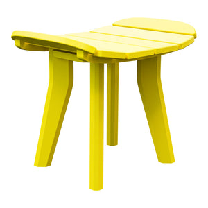 Amish Sierra Nova Patio Ottoman in Lemon Yellow
