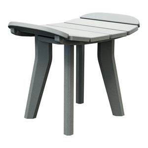 Amish Sierra Nova Patio Ottoman in Light Gray