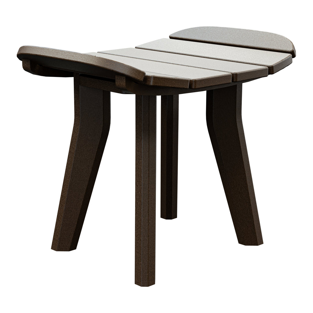Amish Sierra Nova Patio Ottoman in Milwaukee Brown