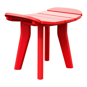 Amish Sierra Nova Patio Ottoman in Red