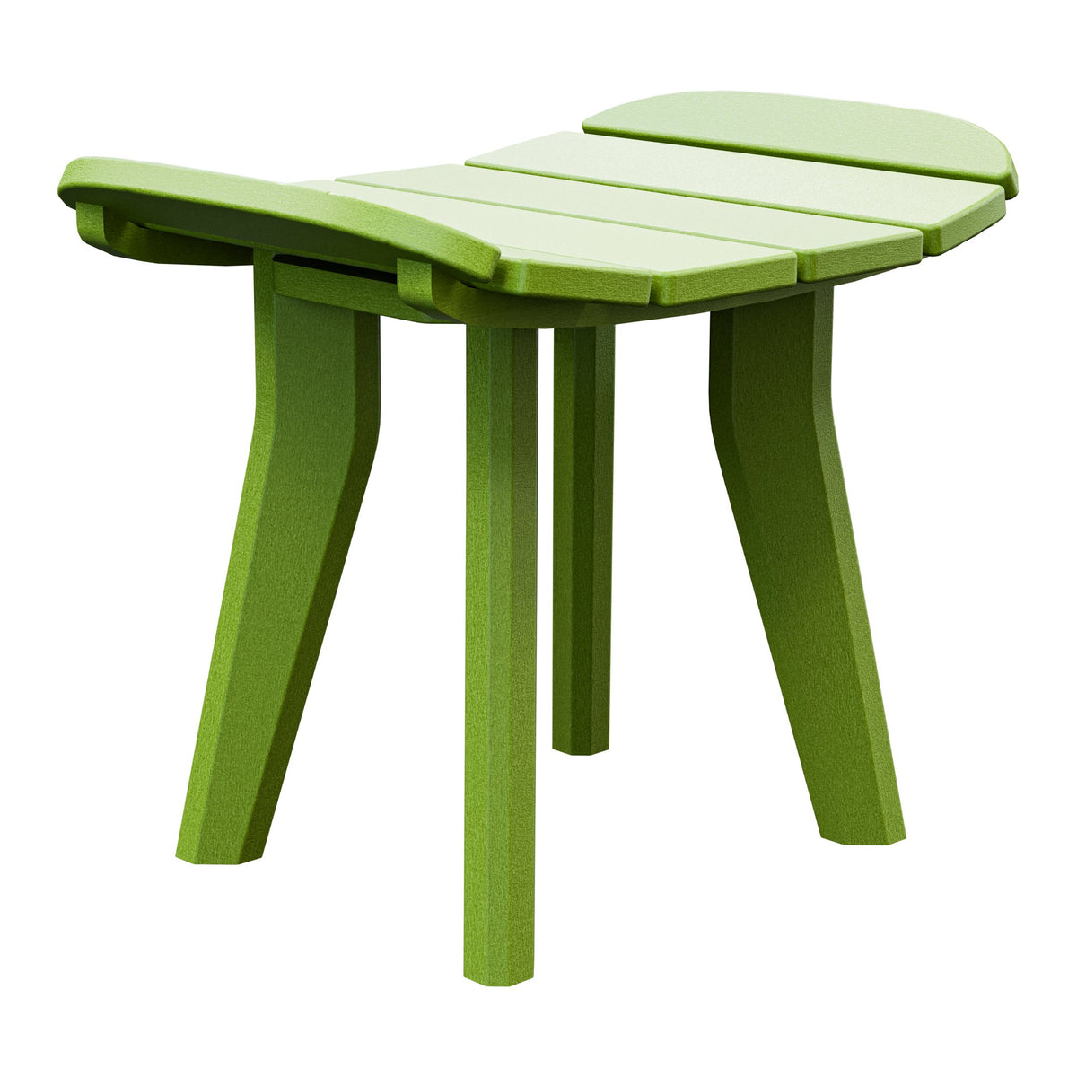 Amish Sierra Nova Patio Ottoman in Tropical Lime Green