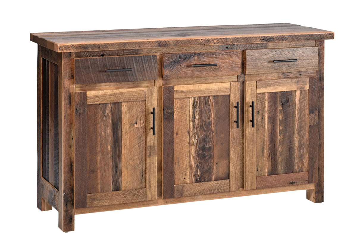 Amish Leith Rustic Barnwood Server