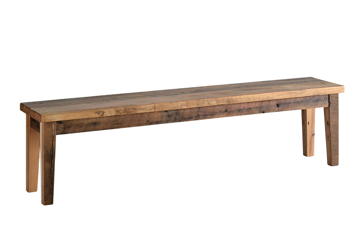 Amish Leith Rustic Barnwood Bench
