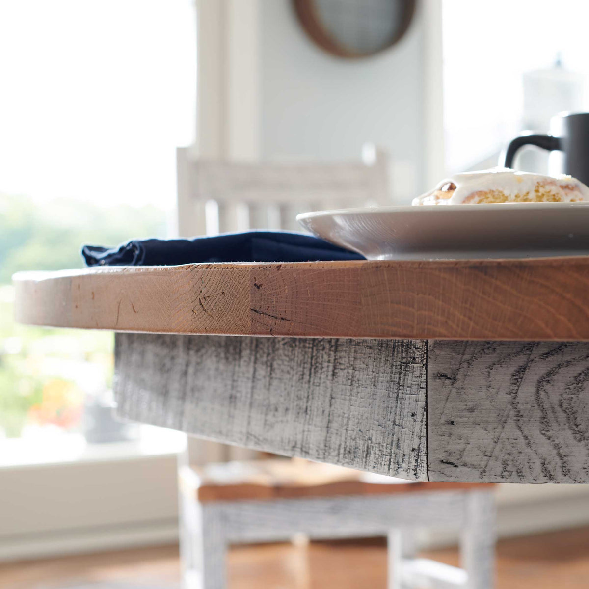 Amish Sewanee Rustic Barnwood Extendable Top Table