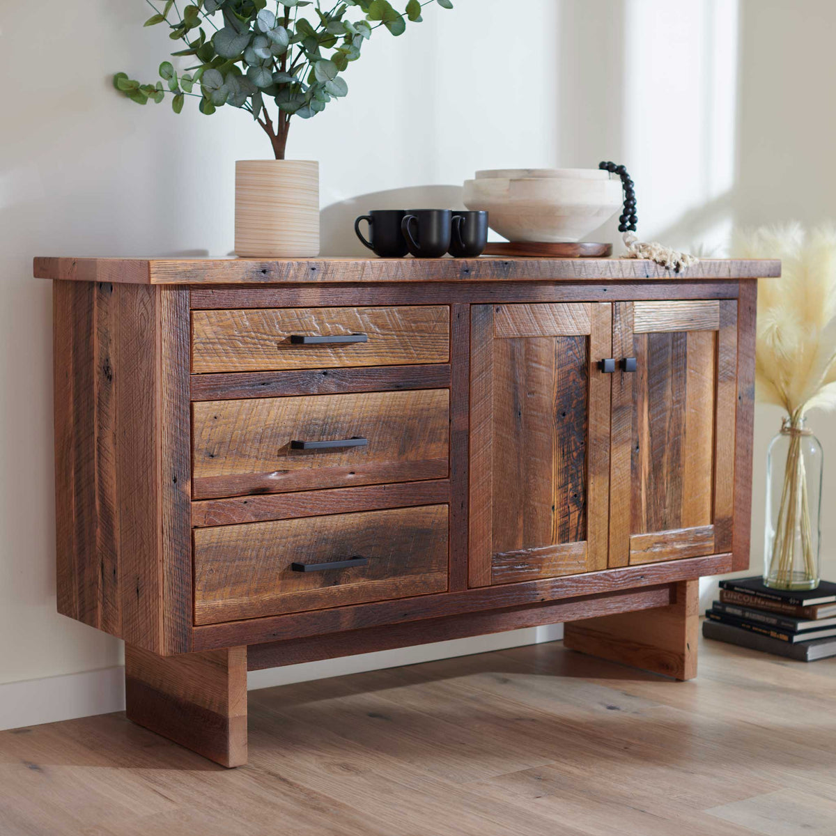 Amish Appleby Rustic Barnwood Buffet