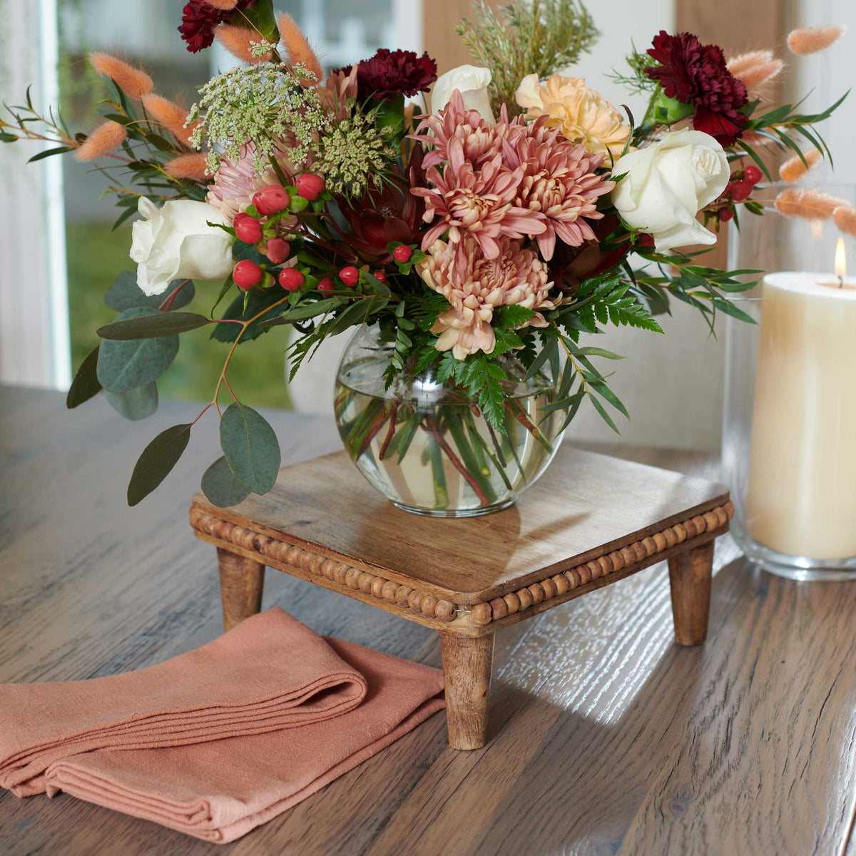 Amish Epping Rustic Barnwood Solid Top Table