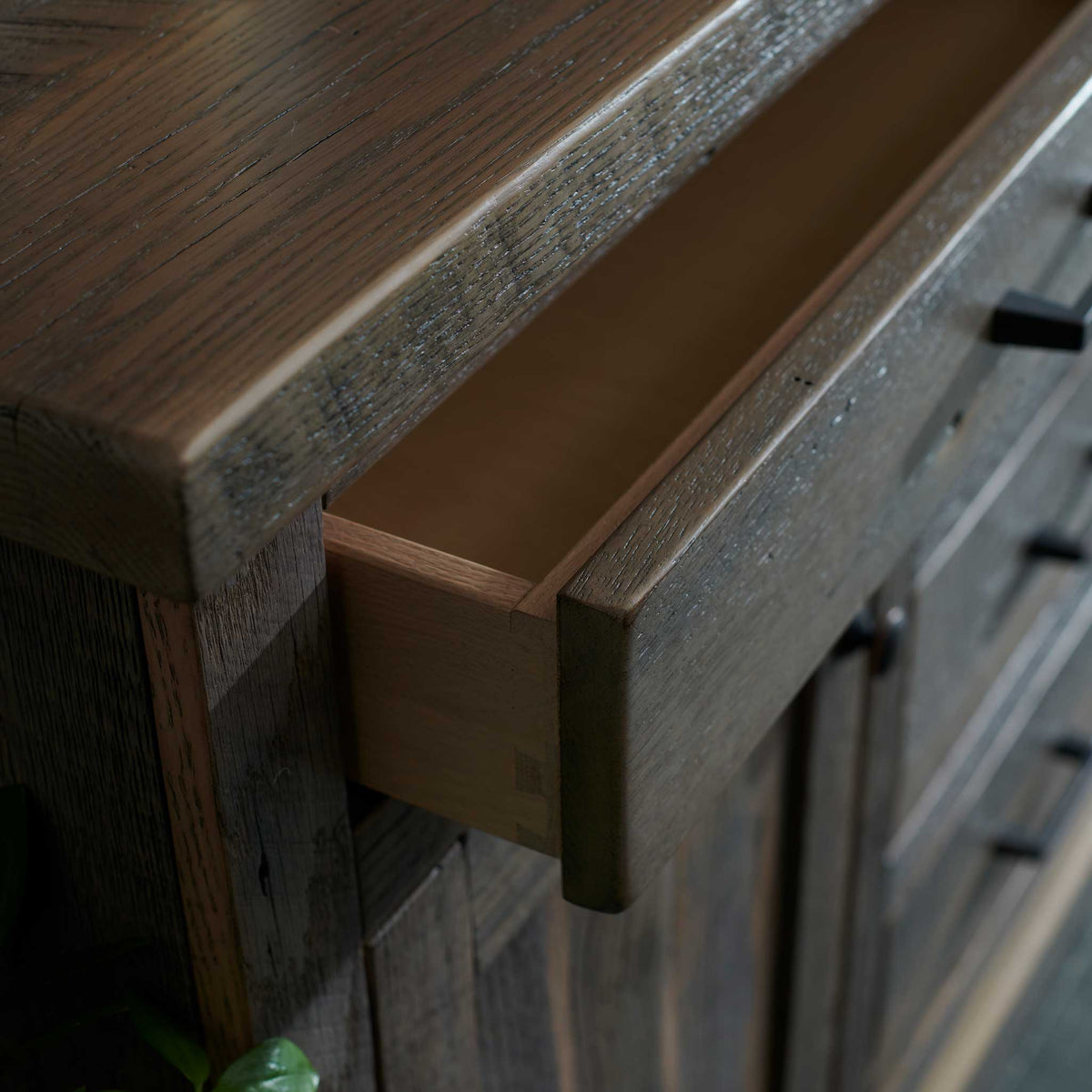 Amish Epping Rustic Barnwood Server