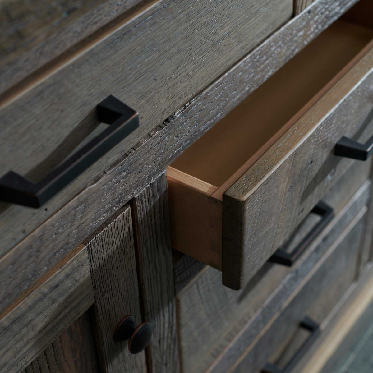 Amish Epping Rustic Barnwood Server