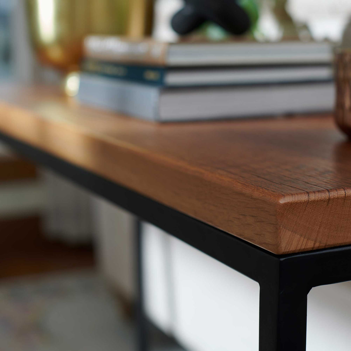 Amish Flagstaff Rustic Barnwood Sofa Table