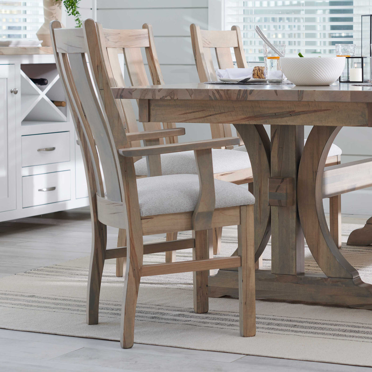 Amish Woodstock Rustic Barnwood Arm Chair