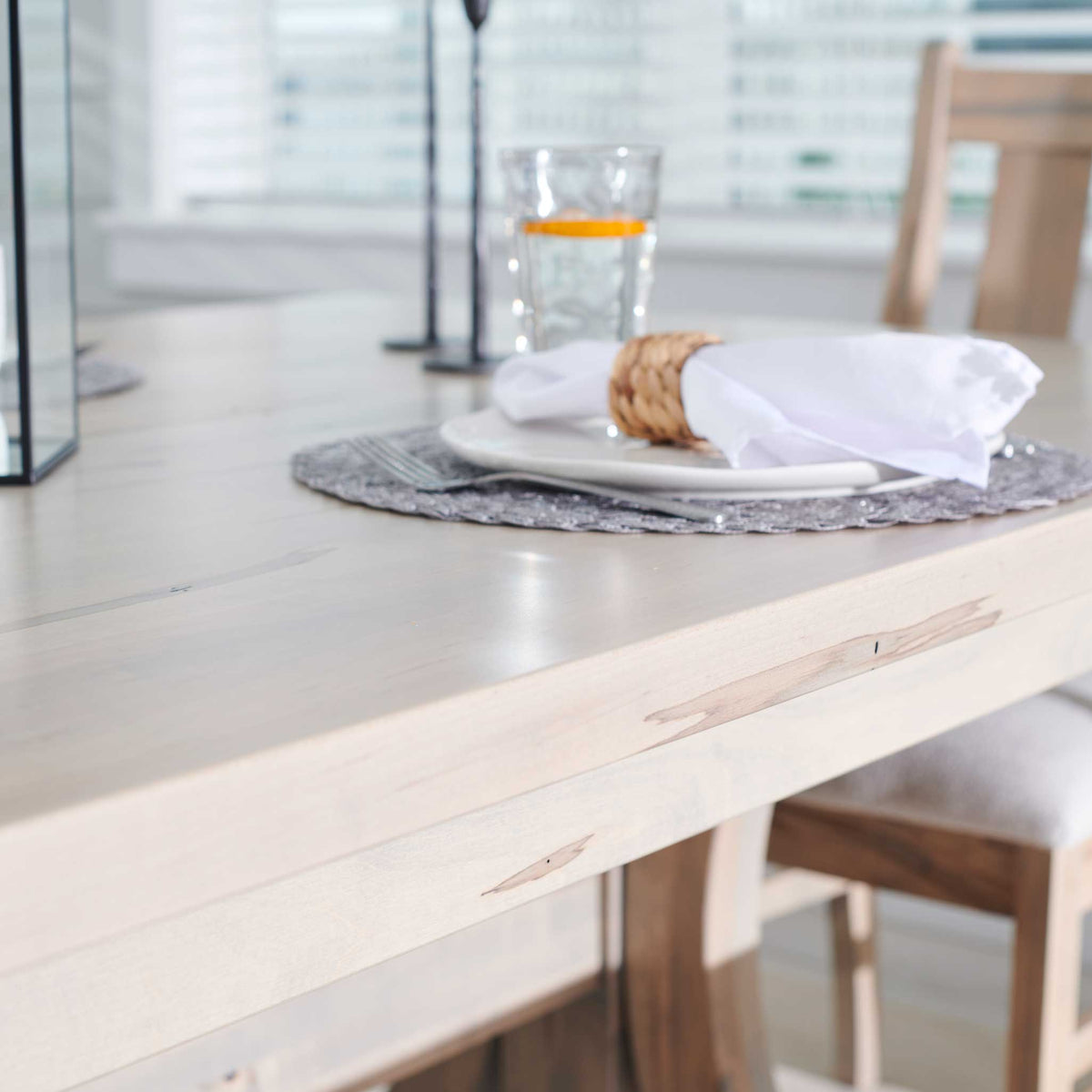 Amish Woodstock Rustic Barnwood Extendable Top Table