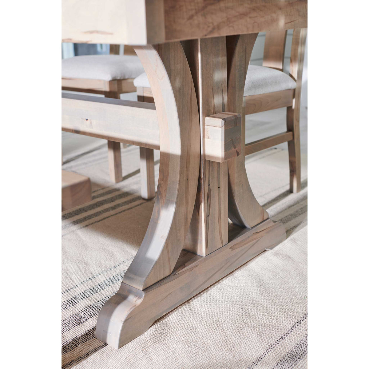 Amish Woodstock Rustic Barnwood Extendable Top Table