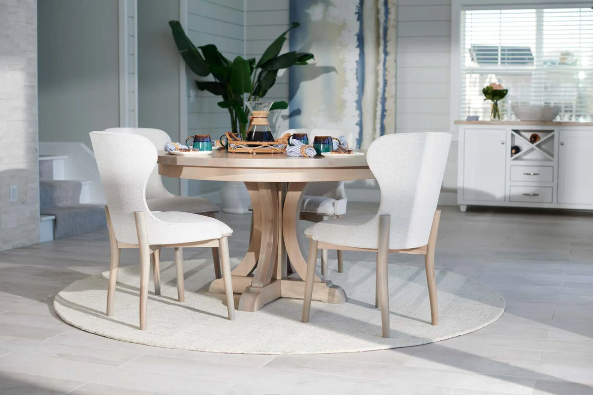 Amish Tavistock Rustic Barnwood 5pc Dining Set