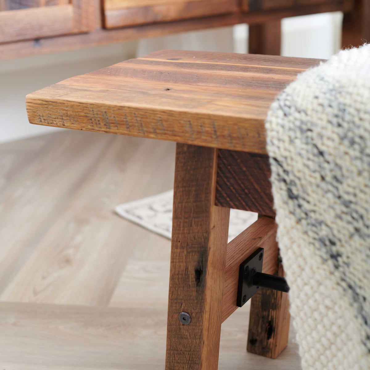 Amish Lakewood Rustic Barnwood Bench