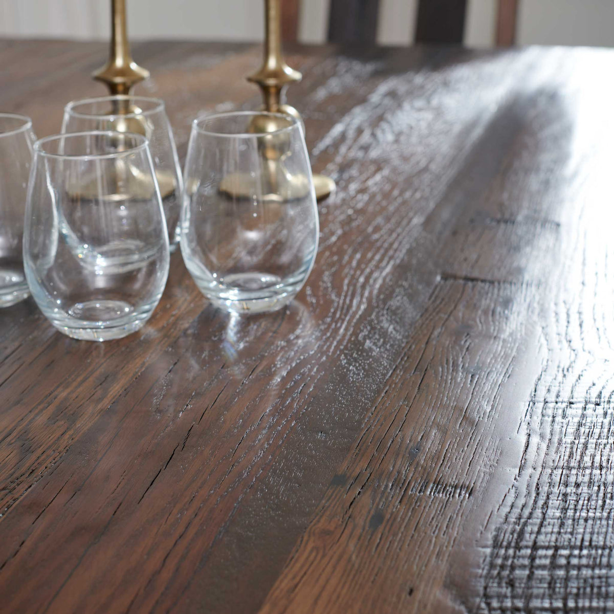Amish Back Bay Rustic Barnwood Table