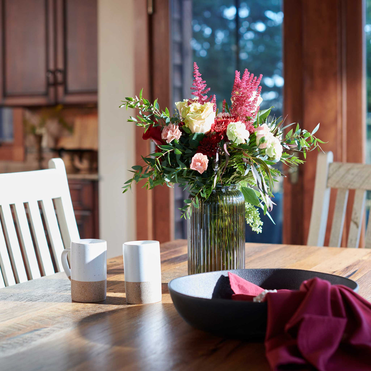 Amish Strasburg Rustic Barnwood Extendable Top Table