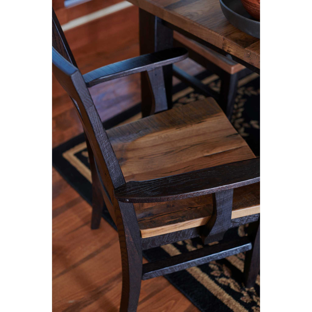 Amish Havelock Rustic Barnwood Arm Chair