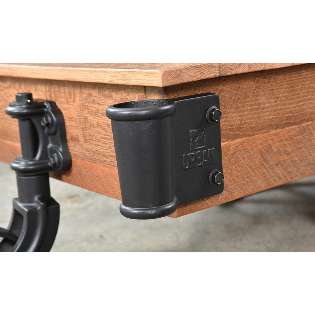 Amish Urban Railroad Cart Rustic Barnwood Coffee Table
