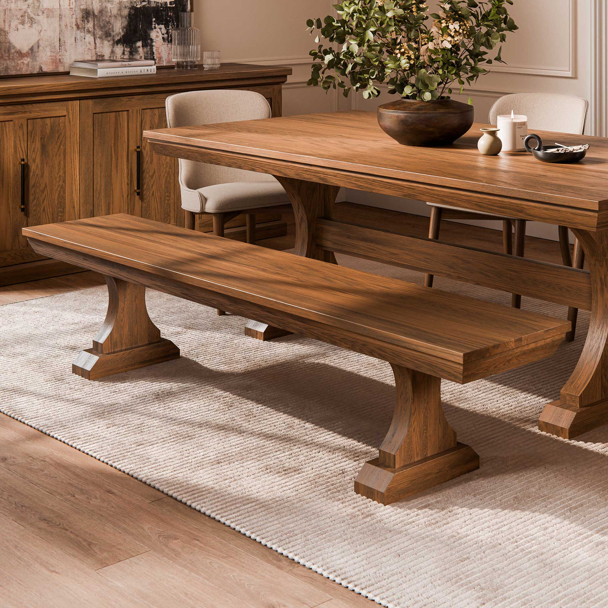 Amish Oia Rustic Barnwood Bench
