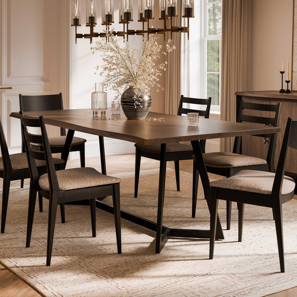 Amish Morningside Rustic Barnwood Table