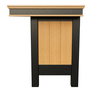 Amish Coastal Modern 3' x 6' Outdoor Bar Table