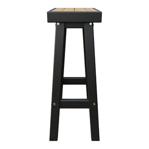 Amish Coastal Modern Patio Barstool