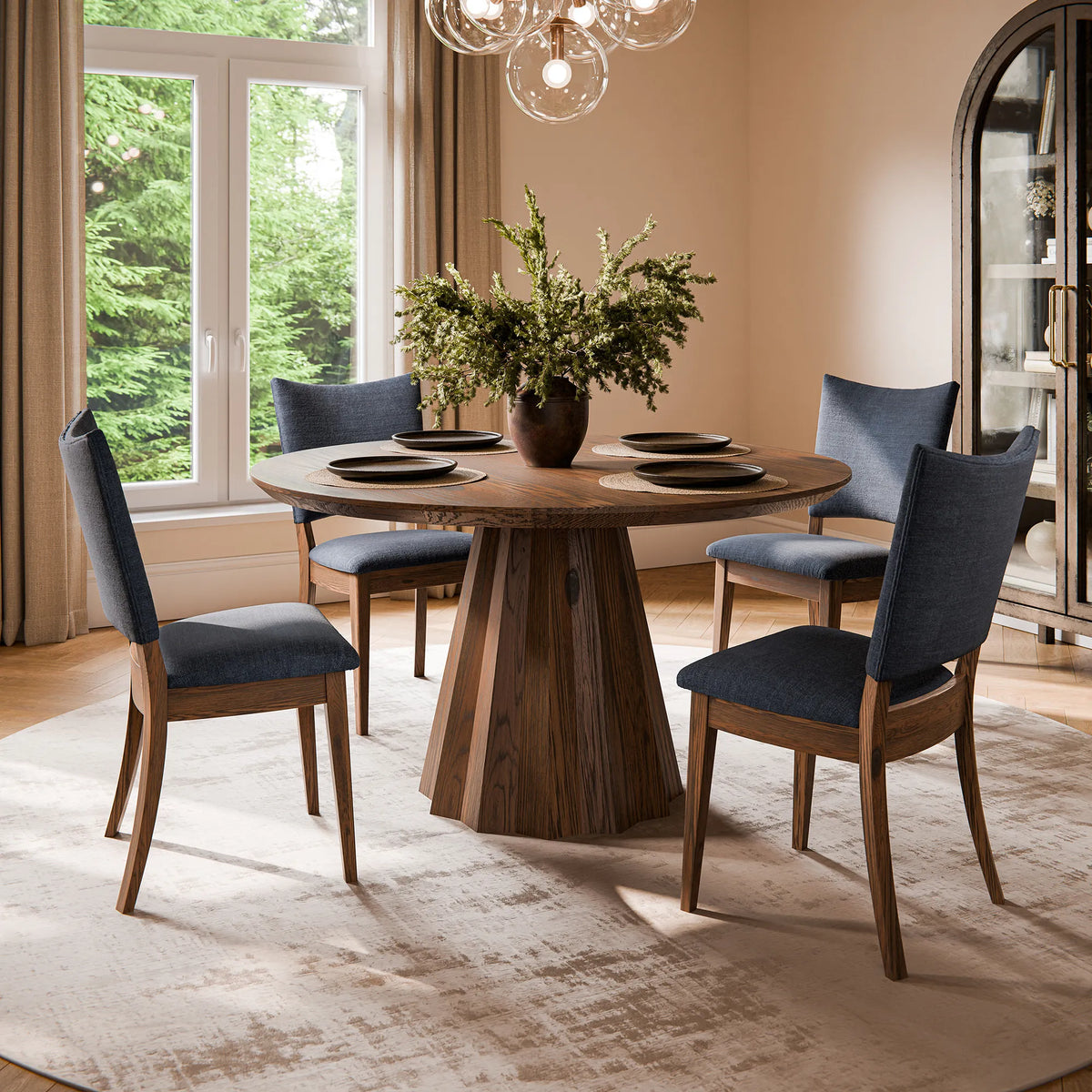 Amish Cary 5pc Dining Set