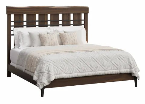 Amish Morningside Rustic Barnwood 5pc Bedroom Set