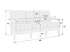 Amish Van Buren Poly Patio Sofa with Removable Cushions