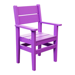 Amish Everyday Value Poly Dining Armchair in Bright Purple