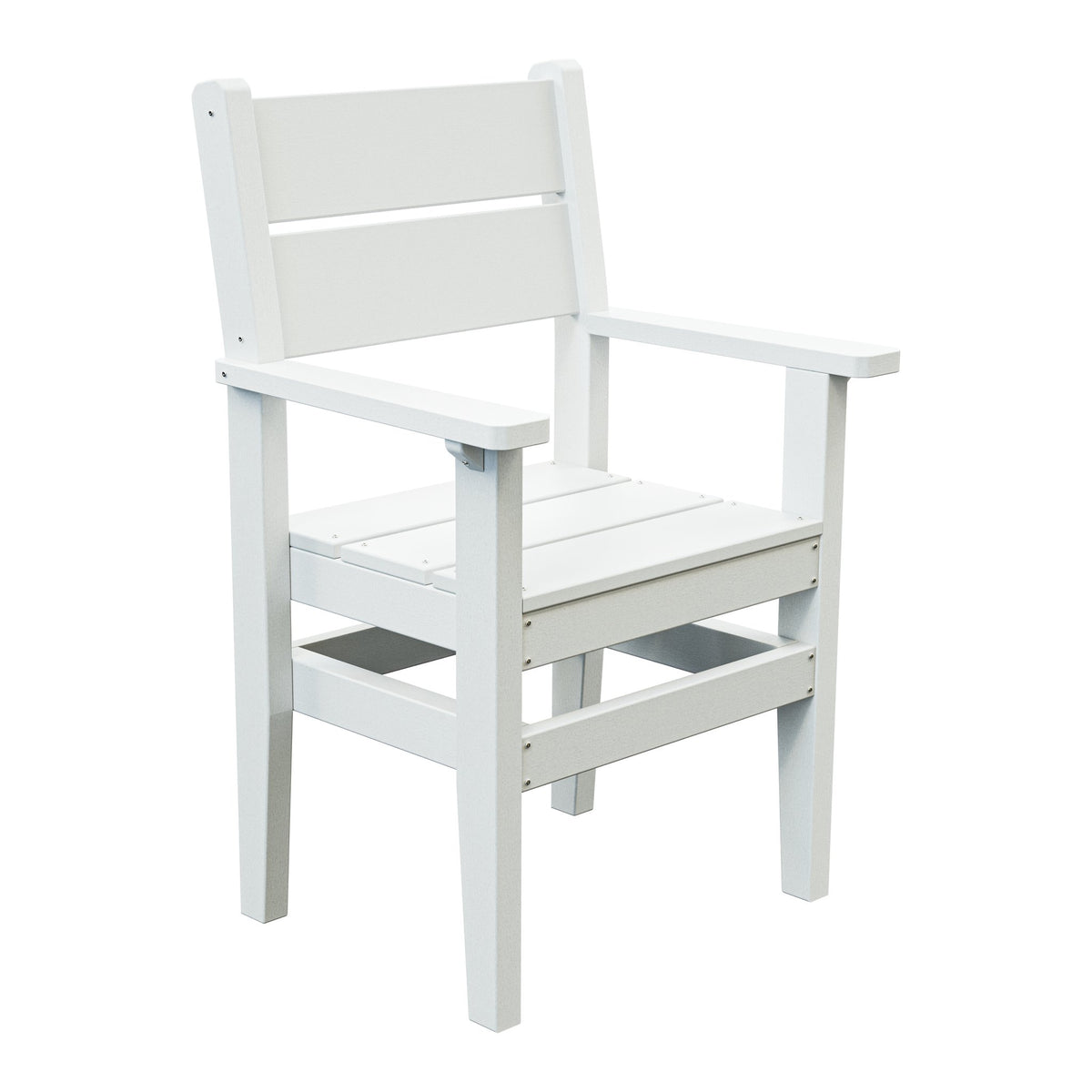 Amish Everyday Value Poly Dining Armchair in Bright White