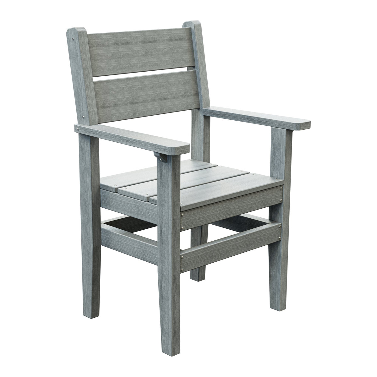 Amish Everyday Value Poly Dining Armchair in Driftwood Gray