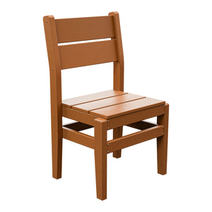 Amish Everyday Value Poly Dining Side Chair in Cedar