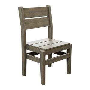 Amish Everyday Value Poly Dining Side Chair in Coastal Gray