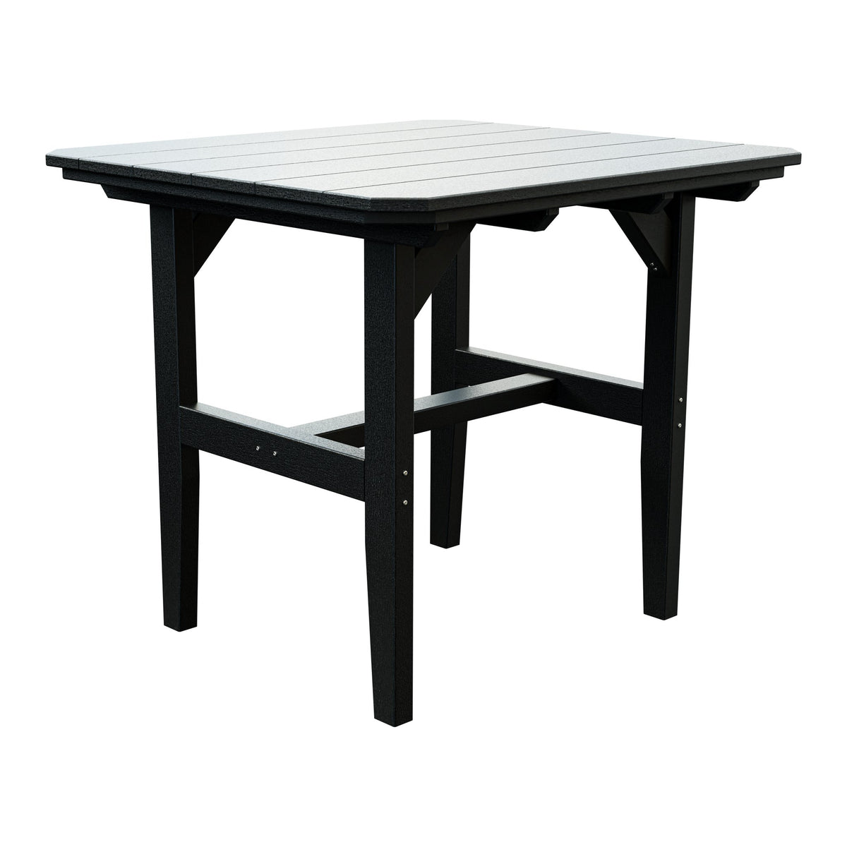 Amish Everyday Value Poly Outdoor Dining Table in Black