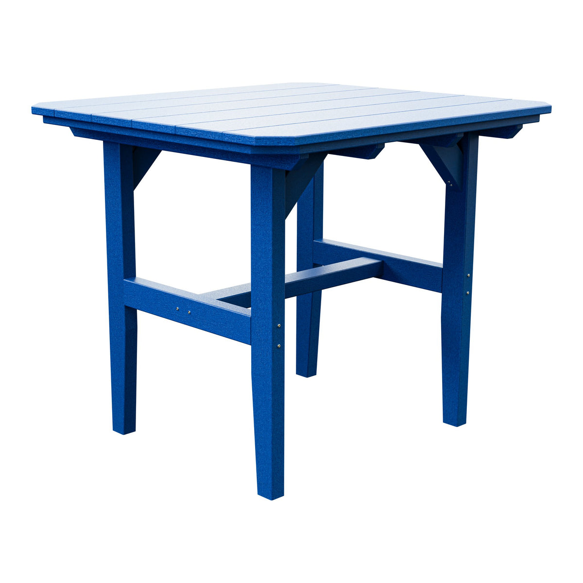 Amish Everyday Value Poly Outdoor Dining Table in Blue