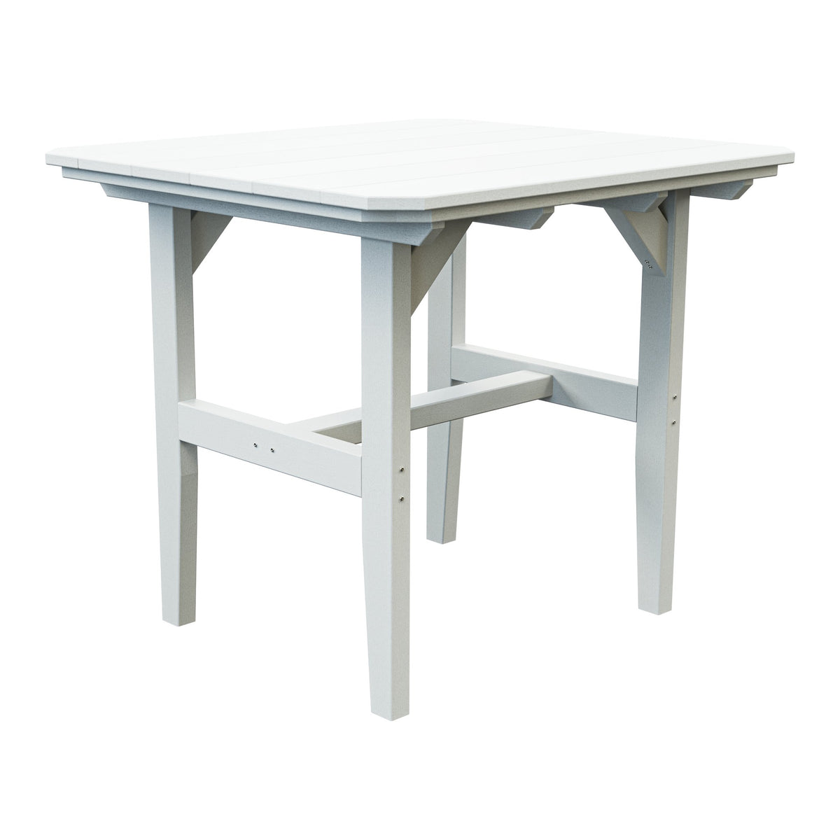 Amish Everyday Value Poly Outdoor Dining Table in Bright White